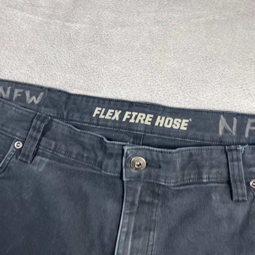 Duluth Trading Co Flex‎ Fire Hose Relaxed Fit Black Work Pants 44x30 Mens